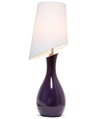 29" Eggplant Contemporary Table Lamp