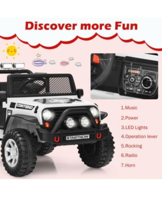 12V Kids Remote Control Ride-On Truck – Lights & Music