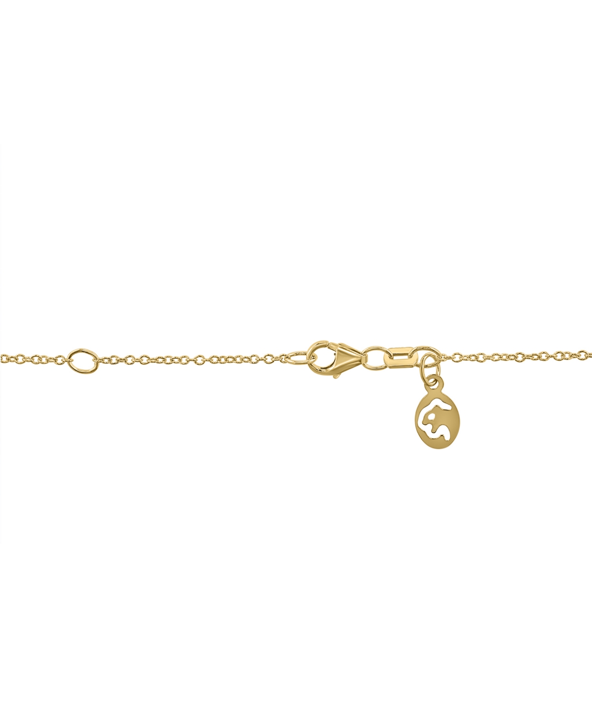 EFFY COLLECTION EFFY MULTI-GEMSTONE (1-1/4 CT. T.W.) & DIAMOND (1/4 CT. T.W.) STARFISH PENDANT NECKLACE IN 14K GOLD, 