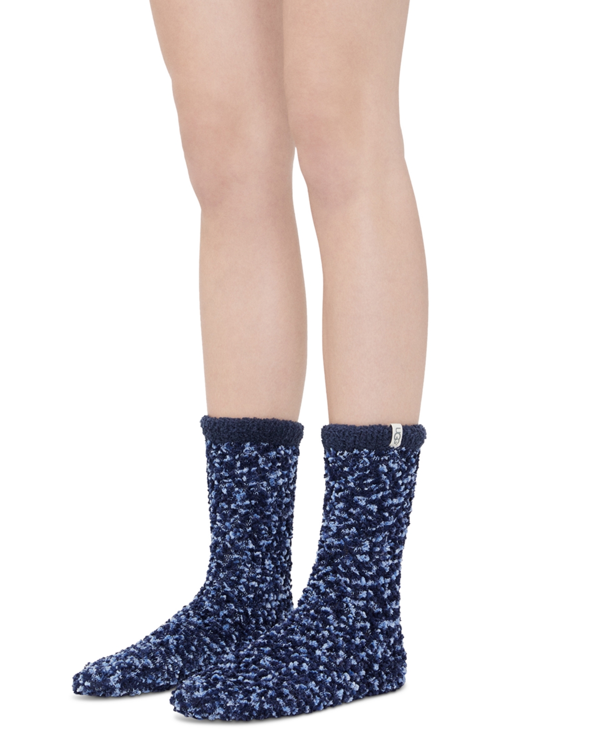 Ugg Australia Chenille Crew Socks In Navy