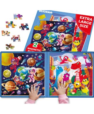 2x48 Magnetic Travel Puzzles for Kids Ages 4-6 - Road Trip Activities