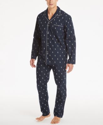 Men's All Over Polo Player Pajama Shirt