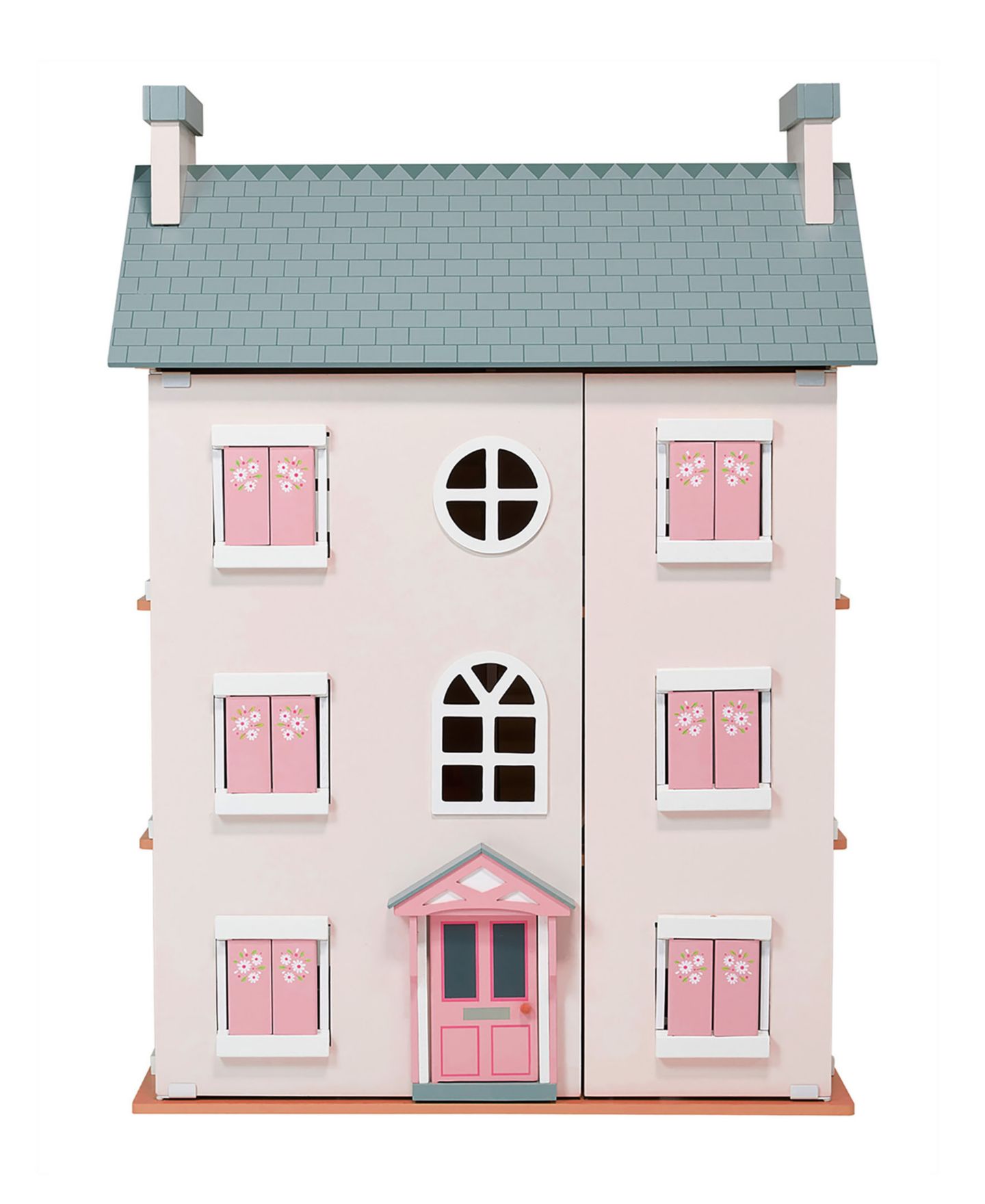Четырёхэтажный деревянный кукольный дом Mentari Toys Heather Hall с рабочими окнами, 3+ — фото 3