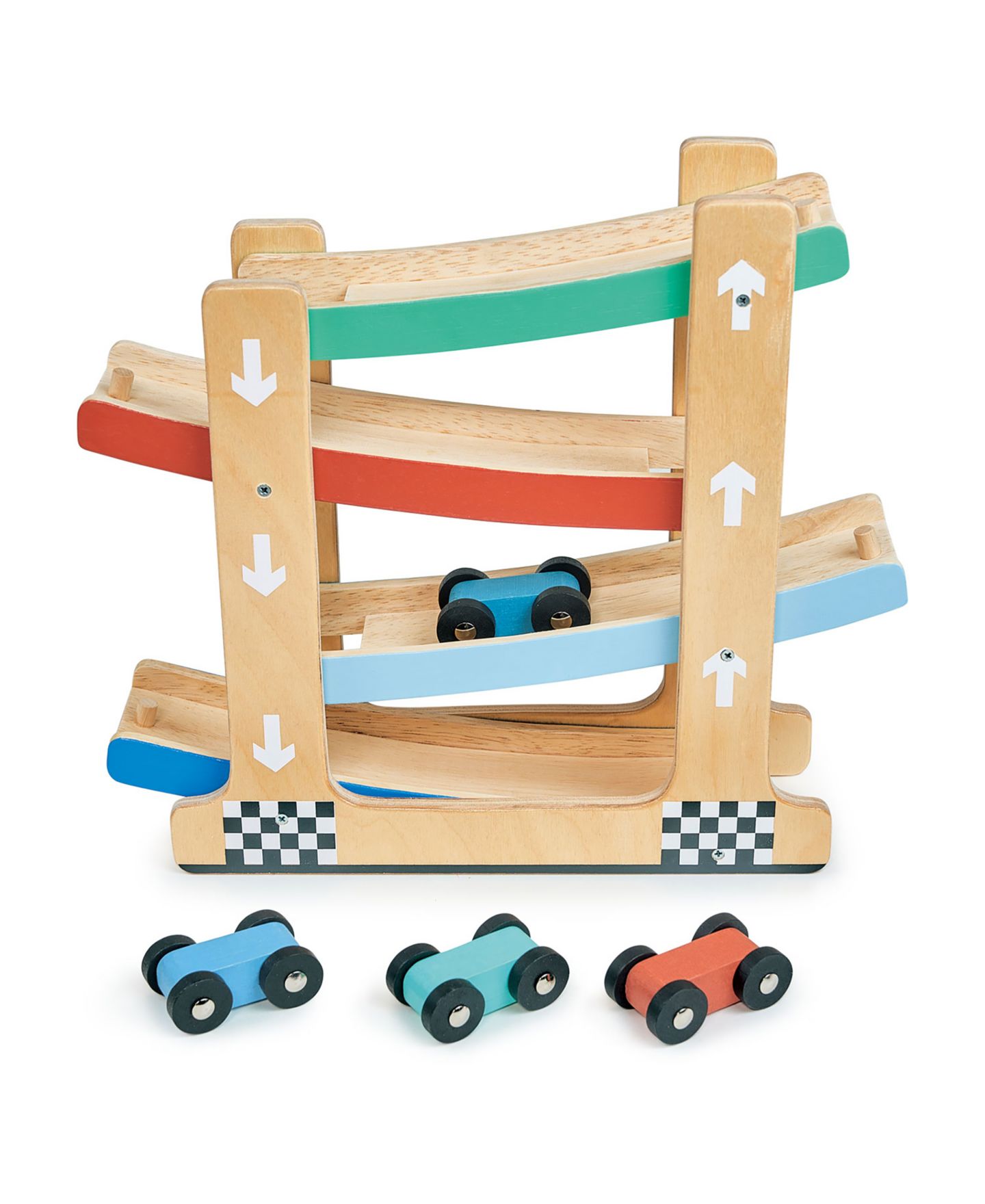 Детская игрушка Mentari Toys Wooden Ramp Racer Toy — фото 1