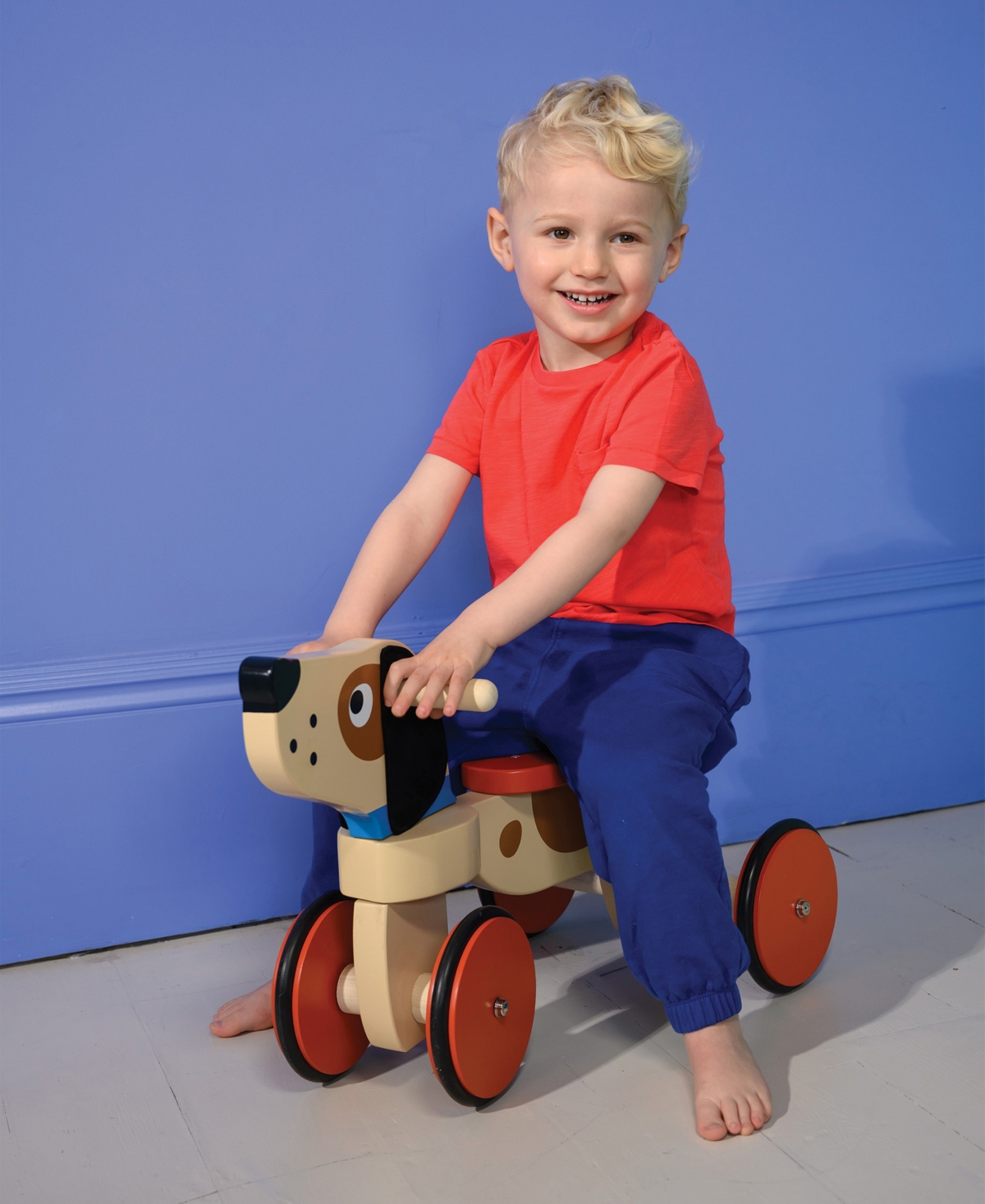 Mentari Toys Ride On Puppy In Brown