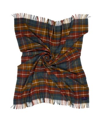 Highland Tweeds Shetland Lambswool Throw, 55 " x 72"
