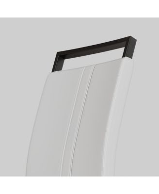 Streamdale Modern Faux Leather Upholstered Dining Chairs (Set of 4)