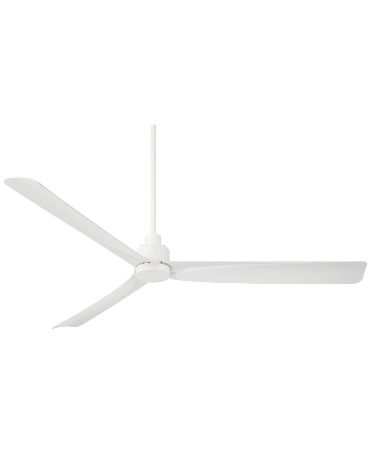 Casa Vieja Sailplane Modern Industrial Indoor Outdoor Ceiling Fan 3 Blade Remote Control MatteFinish Blades Bedroom Patio Living Room Kitch