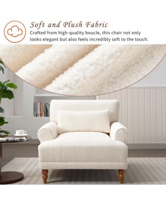 Mirod Premium Armless Ergonomic Chair with Vintage Legs