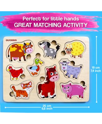 Wooden Puzzles for Toddlers 3-5 - Games for Children's Learning