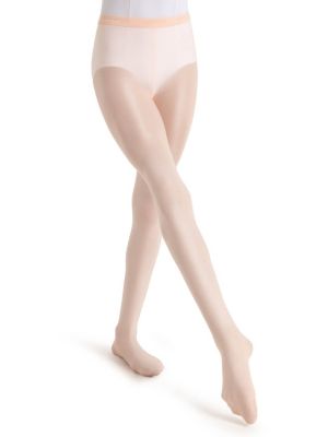 Girls Ultra Shimmery Footed Tight