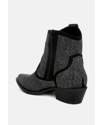 Womens Costello Rhinestones Embellished Cowboy Boots