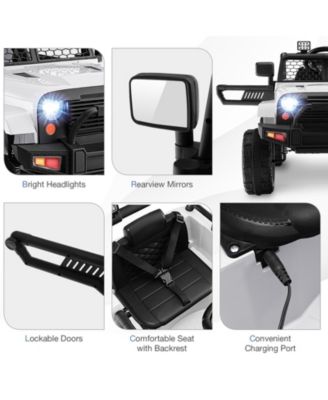 12V Kids Ride On Truck with Remote Control and Headlights