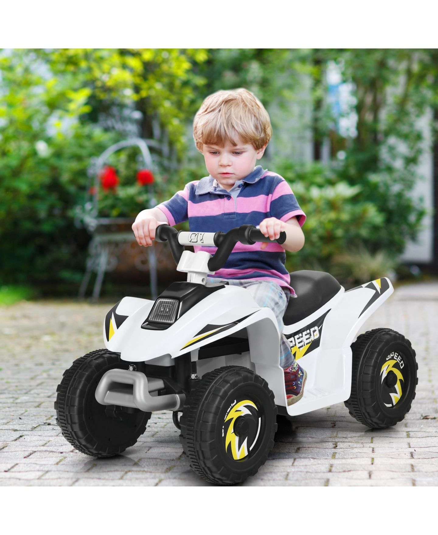 Детская игрушка HONGGE 6V Electric Four-Wheel Ride-On ATV, Ages 3+ — фото 3