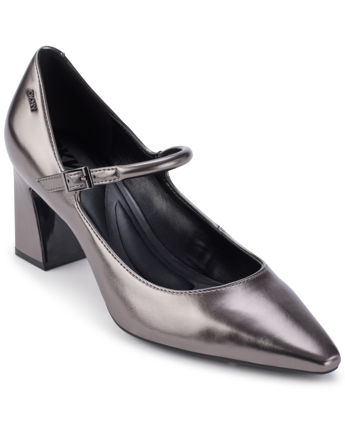 Dkny Samira Pointed Toe Mary Jane Pump In Graphite