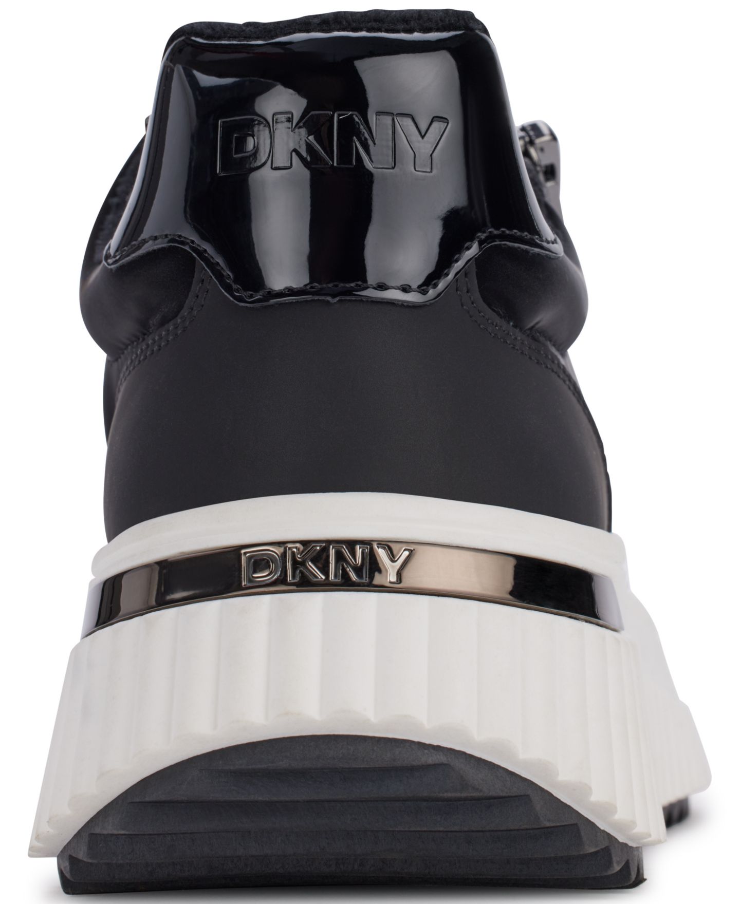 Женские кроссовки DKNY Laurence Zip, цвет: Чёрный — фото 3