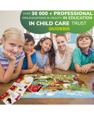 70 Pieces Search & Find Riddle Kids Puzzles 4-6 Years Old