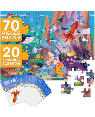 70 Pieces Search & Find Riddle Kids Puzzles 4-6 Years Old