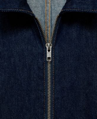 Women's Belted Denim Jumpsuit