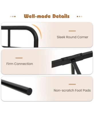 Twin Size Bed Frame with Industrial Headboard