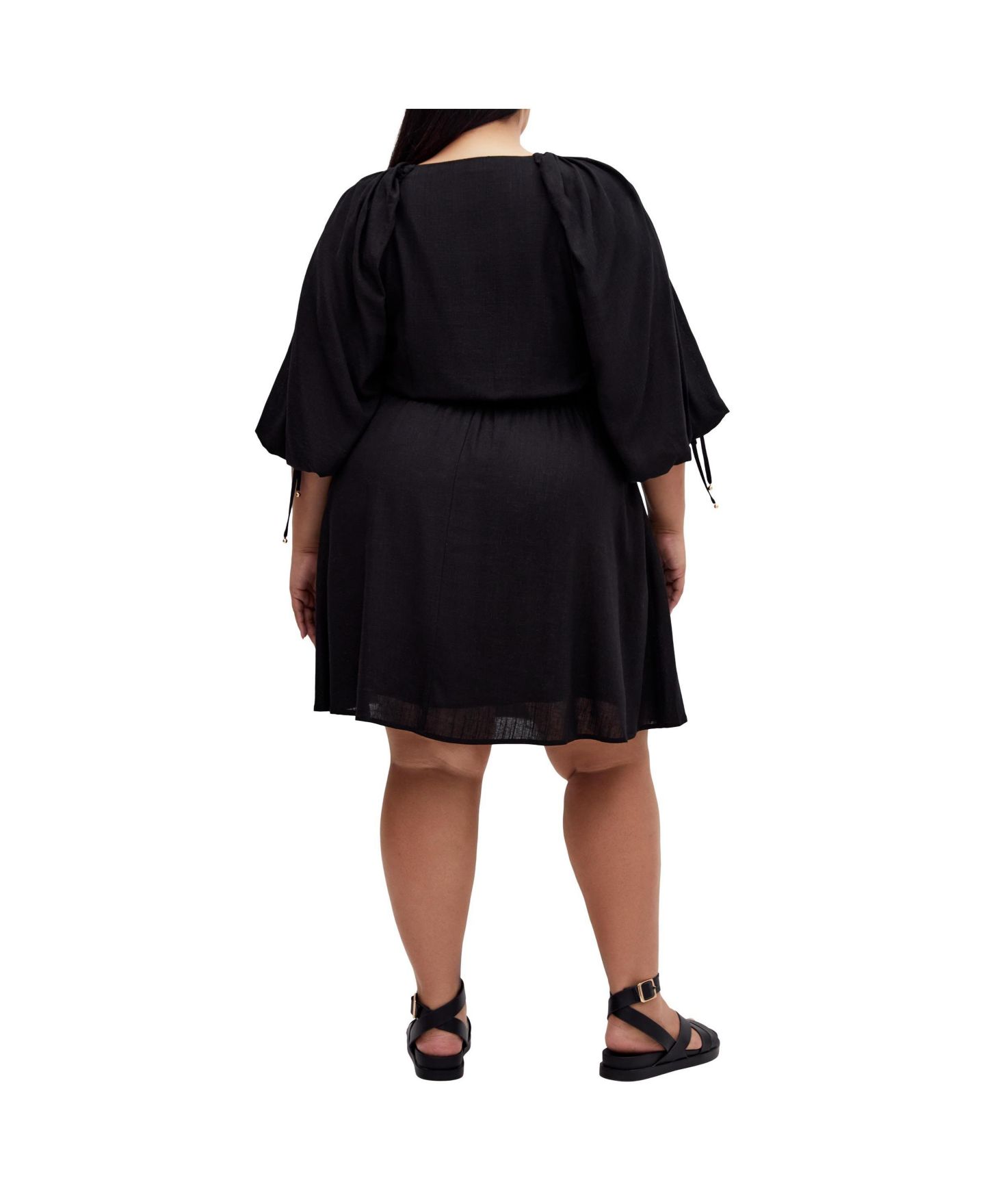 Женское платье CITY CHIC Plus Size Scarlette, цвет: Чёрный — фото 3