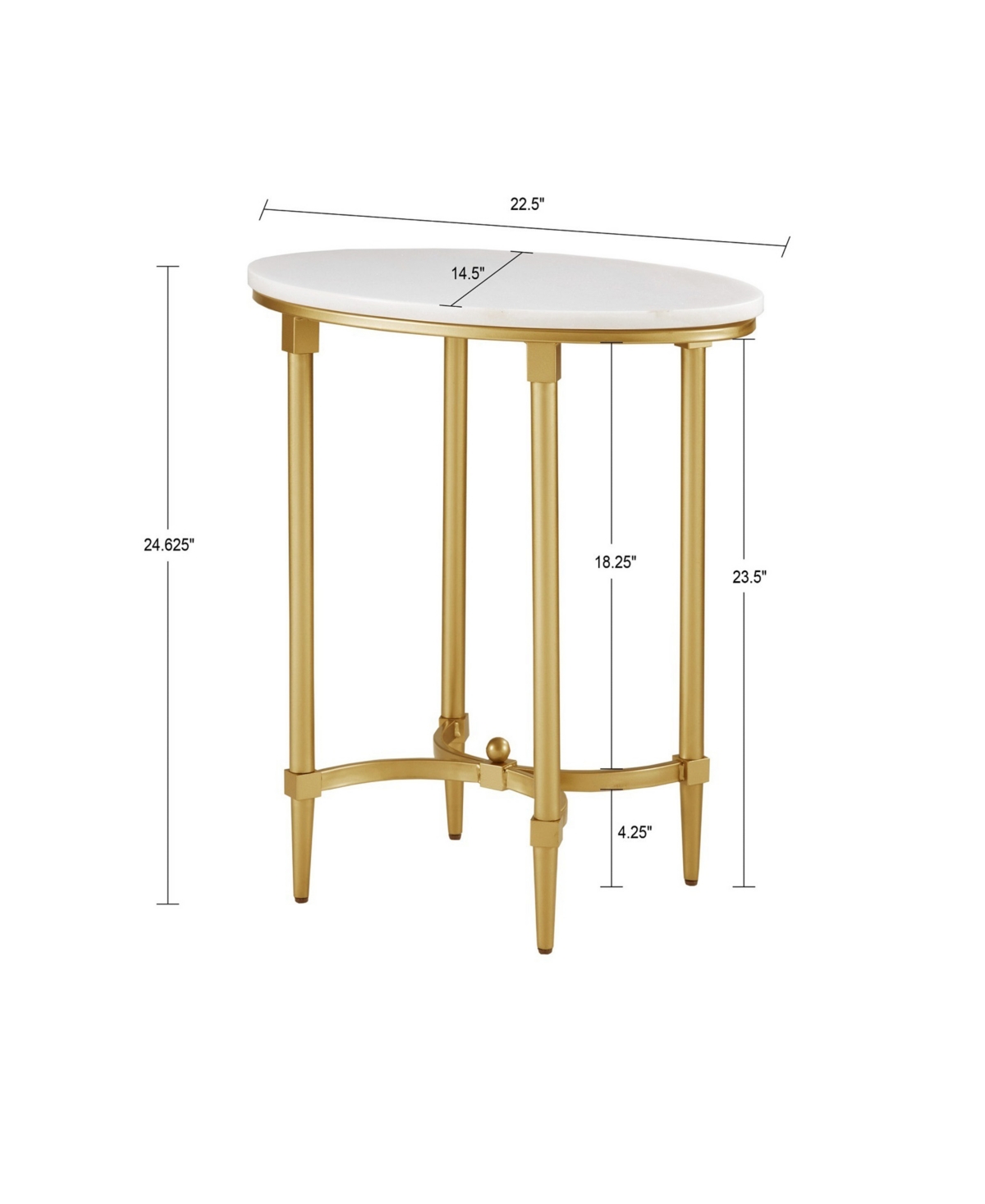 Macy's Brett End Table In Multi