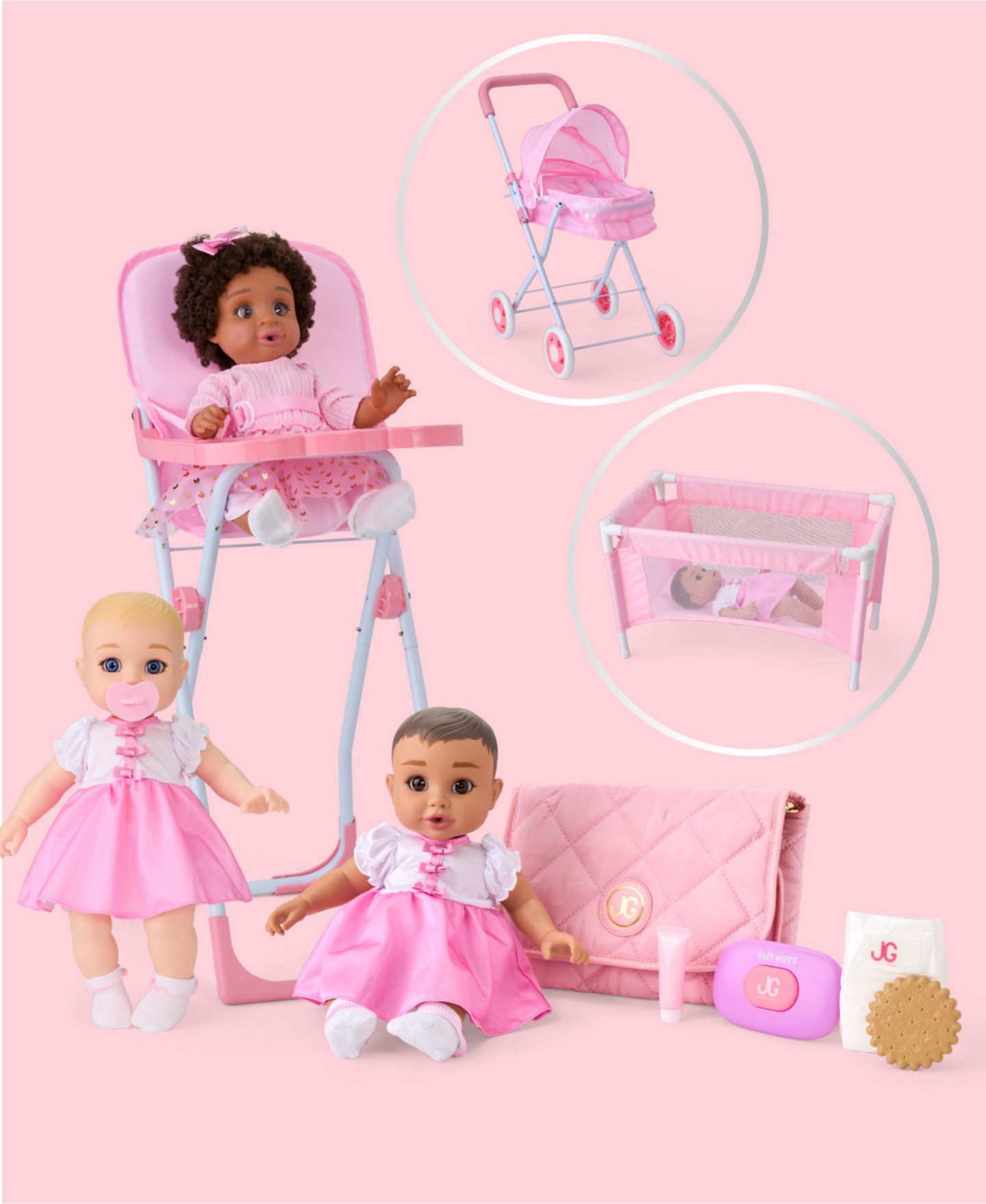 Кукольная кроватка Journey Girls для кукол 14 дюймов — фото 4
