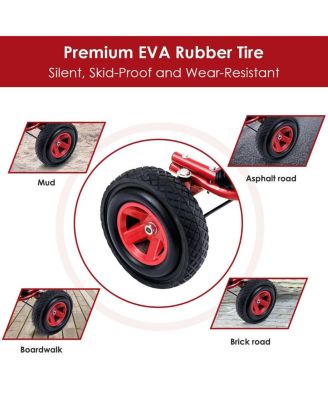 4 Wheels Kids Ride On Pedal Powered Bike Go Kart Racer Car Outdoor Play Toy