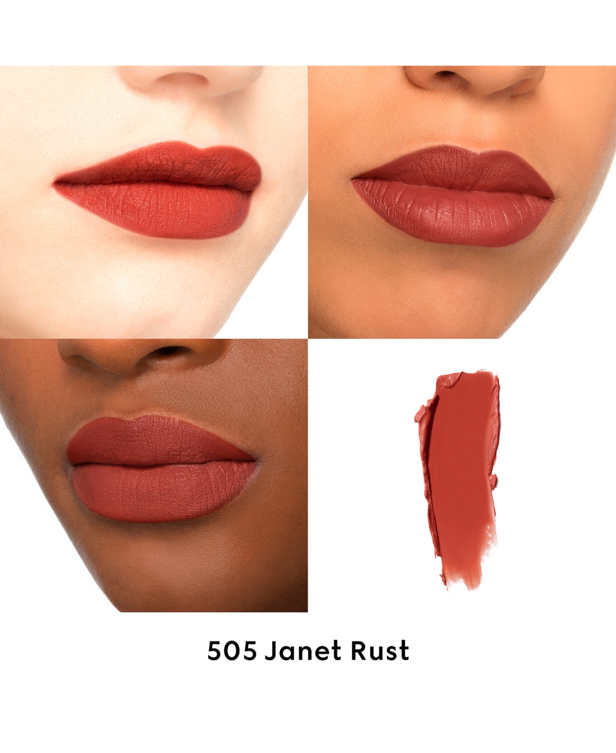 Gucci Rouge A Levres Long-lasting Matte Lipstick In 505 - Janet Rust