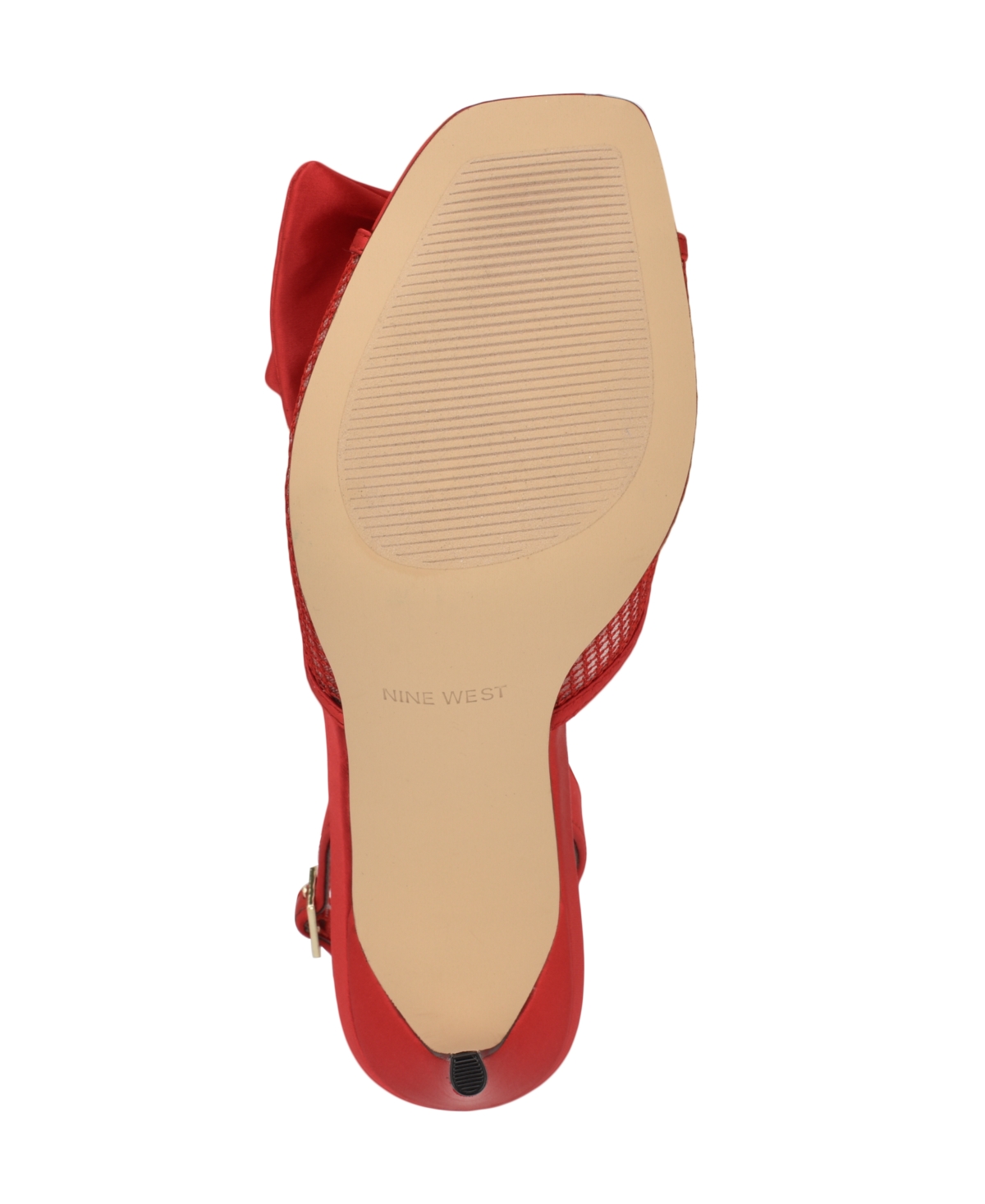 Nine West Women's Gergia Stiletto Heel Open Toe Dress Sandals In Red