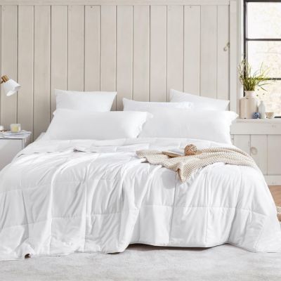 Menopleasing - Oversized Cooling Comforter Set - White , Twin XL
