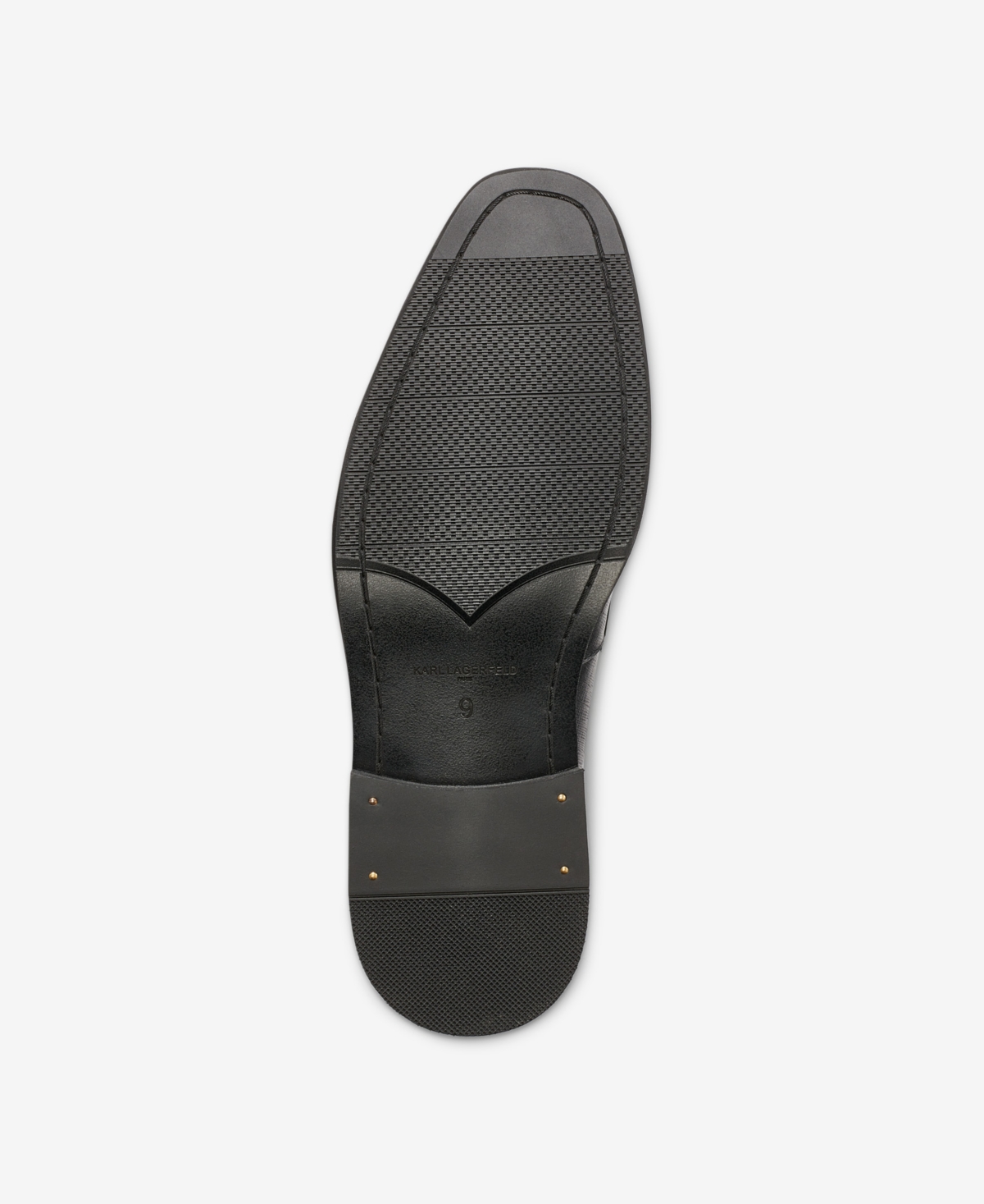KARL LAGERFELD MEN'S SAFFIANO LEATHER PENNY LOAFER 