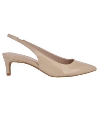 Women's Dainty Kitten Heel Slingback Pumps