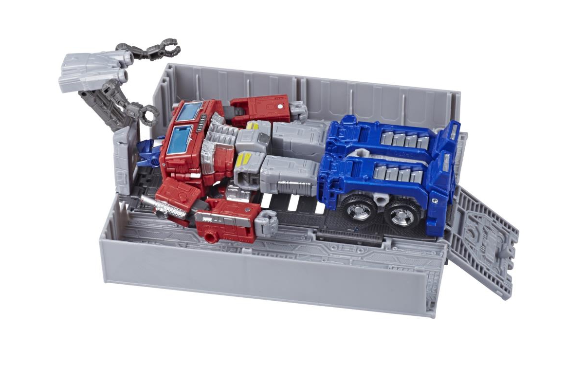 Transformers Wfc-E11 Optimus Prime with Trailer Leader Class Generations War for Cybertron Earthrise Chapter