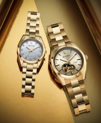 Men's Automatic Surveyor Gold-Tone Stainless Steel Bracelet Watch 39mm