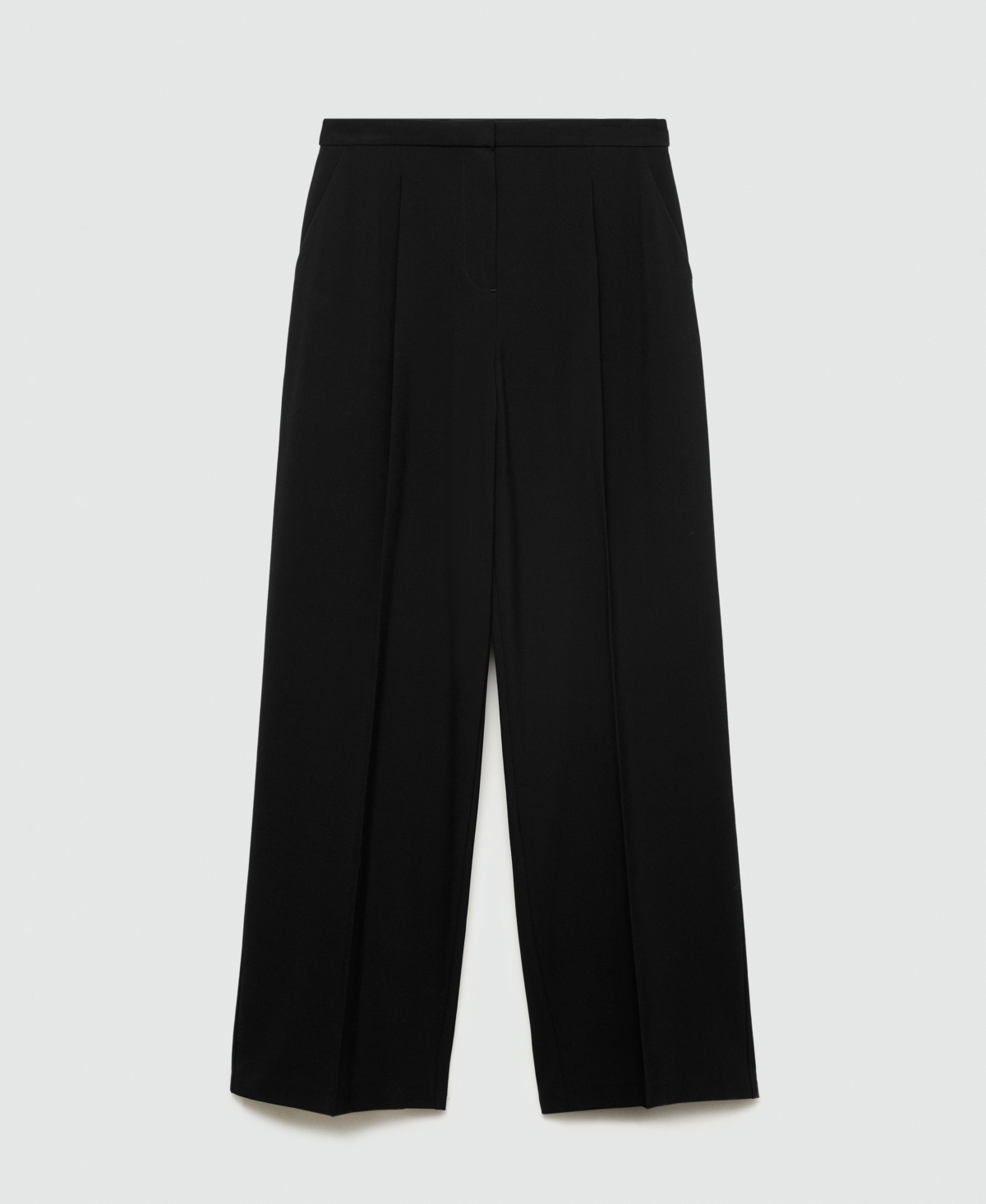 Mango Women's Wide Leg Pleated Pants