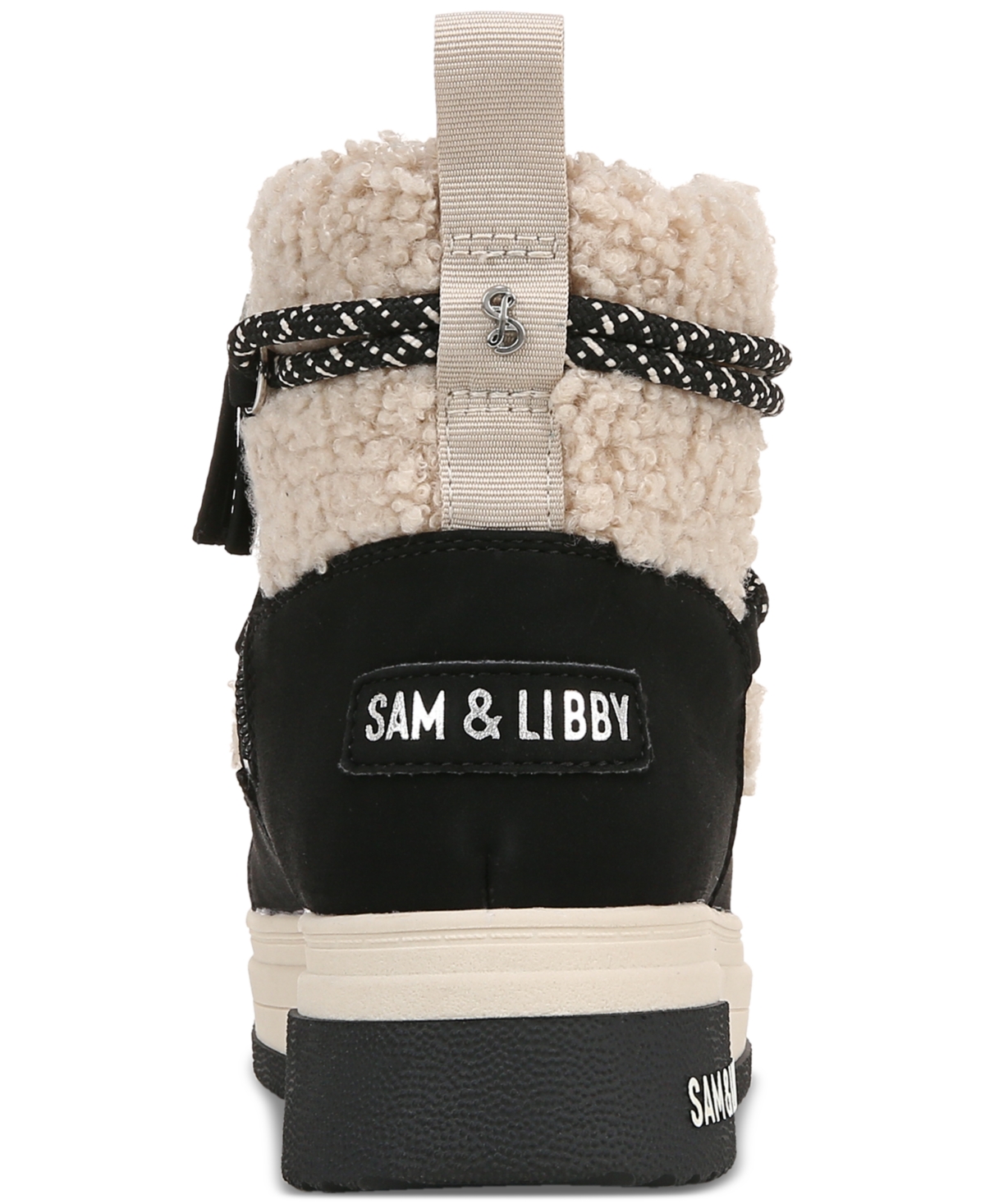 Sam & Libby Women's Carlie Cold Weather Cozy Lace Up Boots In Washed Wheat