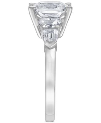 IGI Certified Lab Grown Diamond Cushion-Cut Five Stone Engagement Ring (3-3/4 ct. t.w.) in 14k White, Yellow or Rose Gold