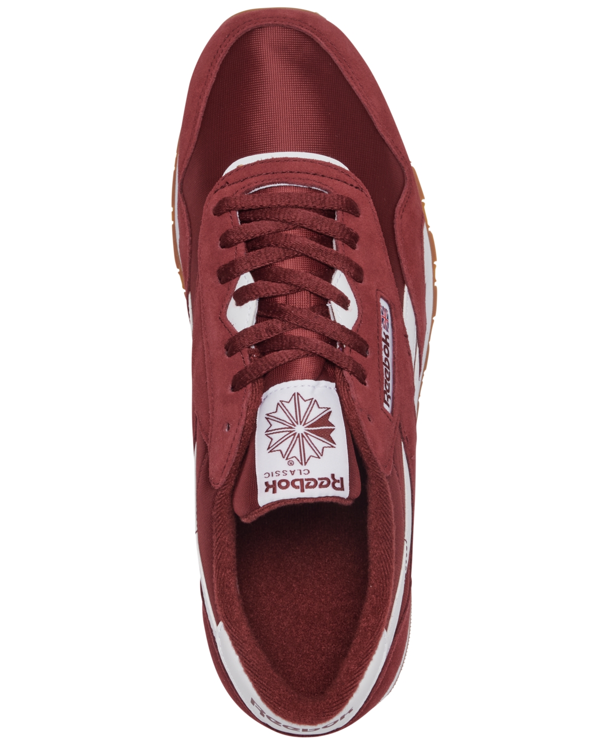 Reebok Men's Classic Nylon Casual Sneakers from Finish Line -White