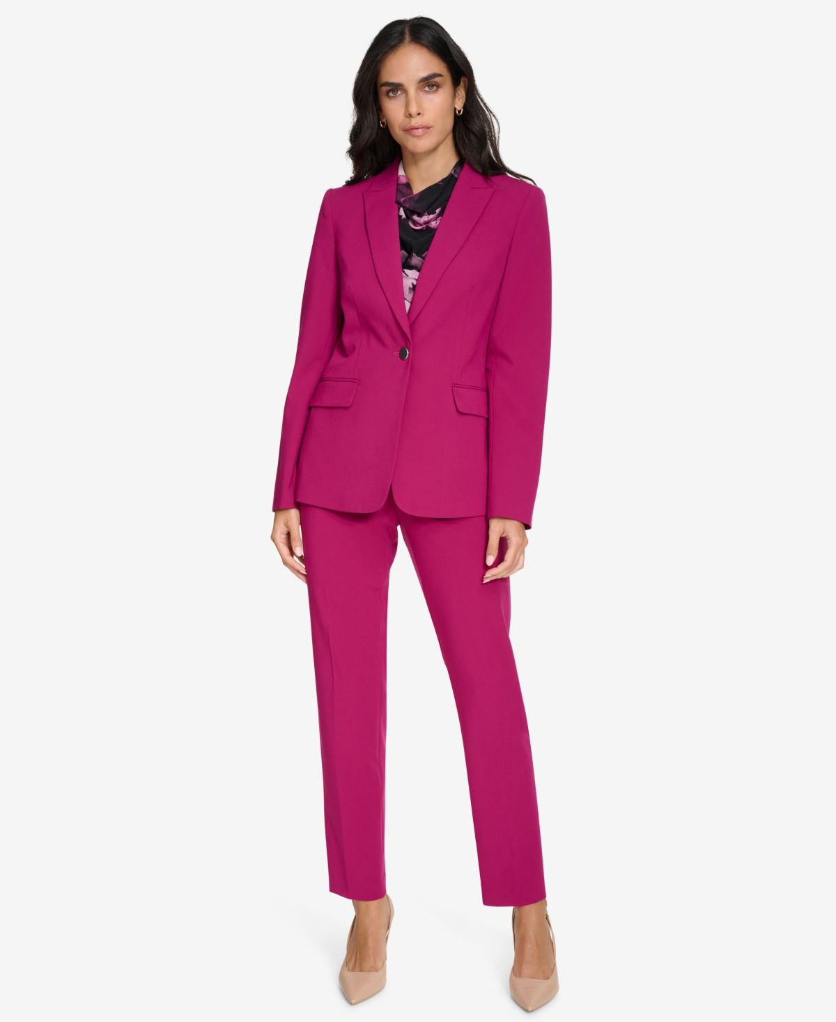 Calvin Klein Women's Slim-Leg Ankle Pants