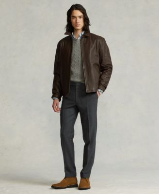 Polo Ralph Lauren Men's Leather Jacket - Macy's