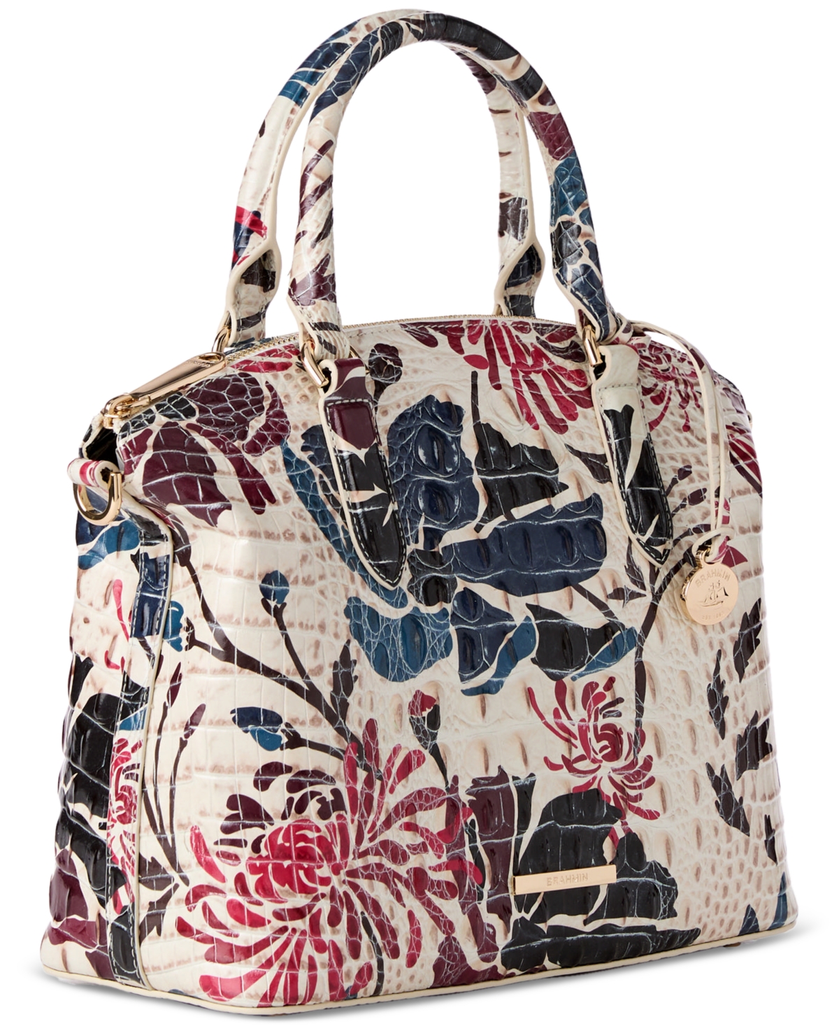 Brahmin Duxbury Marketplace Melbourne Medium Leather Satchel