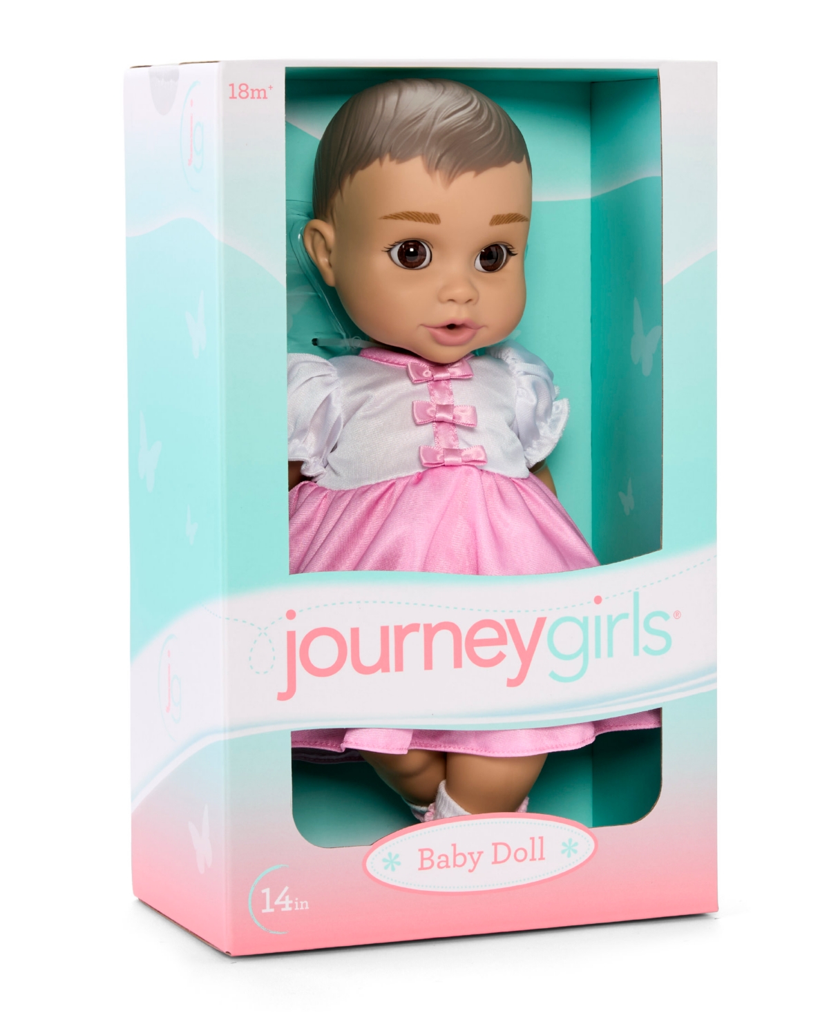 Journey Girls 14" Baby Doll, Created For Macy's In Light,pastel Brown