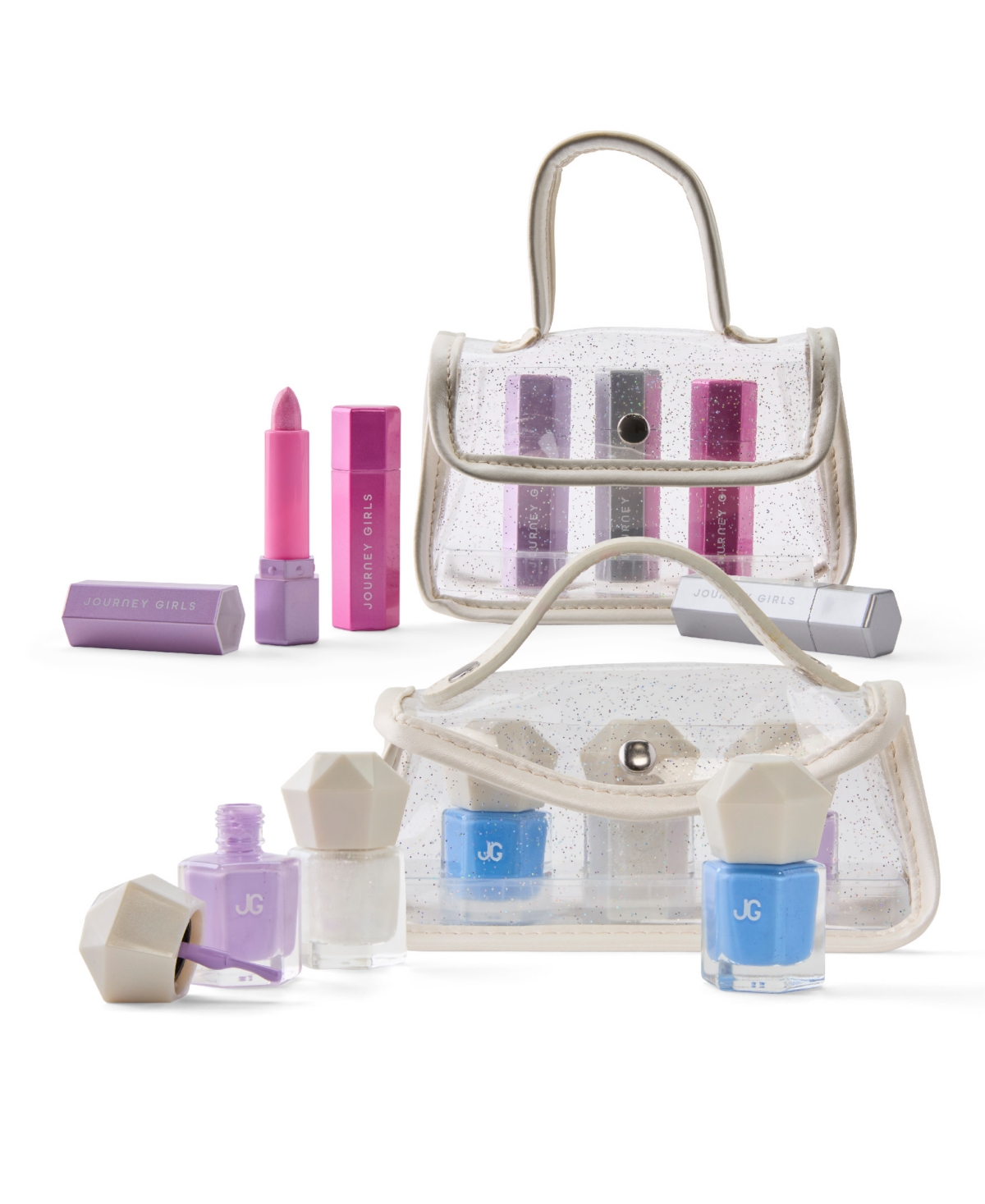 Journey Girls Nail Polish Purse, Created For Macy's In Light,pastel Purple