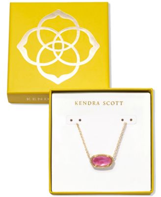 Kendra Scott - 14k Gold-Plated Mother-of-Pearl Pendant Necklace, 15" + 2" extender