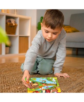 4 x 60 Pieces Jigsaw Puzzles for Kids Ages 4-6