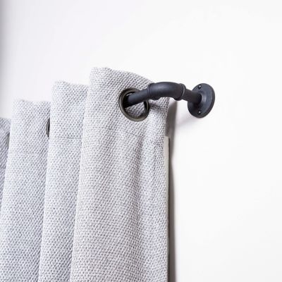 Kenney Bronn 3/4 Inch Decorative Curtain Rod for Room Darkening