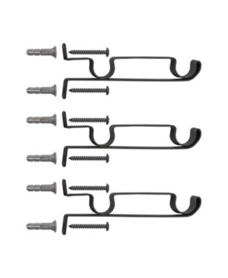 Kenney 5/8 Inch Standard Decorative Double Curtain Rod with Ball Finials