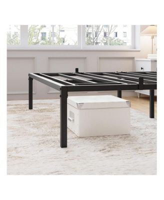 16 Inch Bed Frame, No Box Spring Needed, Heavy Duty Metal Platform Bed Frame For Bedroom, Easy Assembly, Noise Free