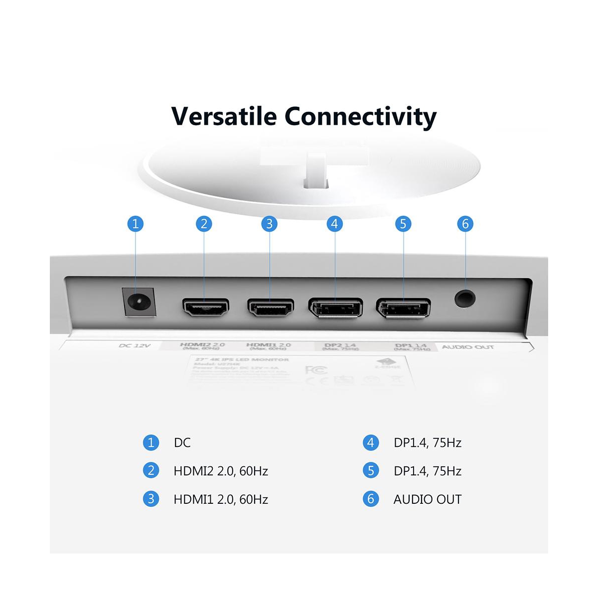 Z-edge inch 4K 3840x2160 75Hz Flat Panel Ips Monitor